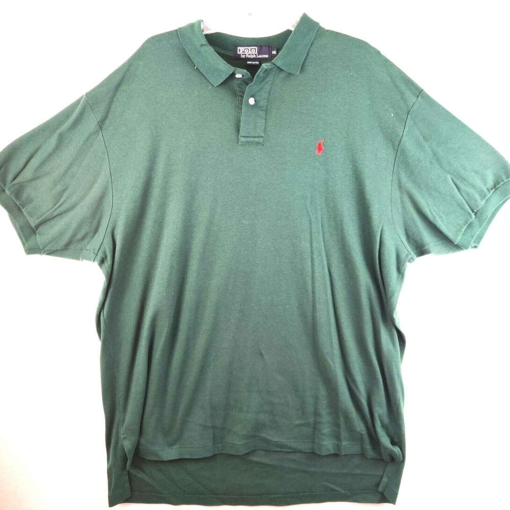 Ralph Lauren Polo Mens‎ 2XL Golf Rugby Polo Shirt Green Size XXL